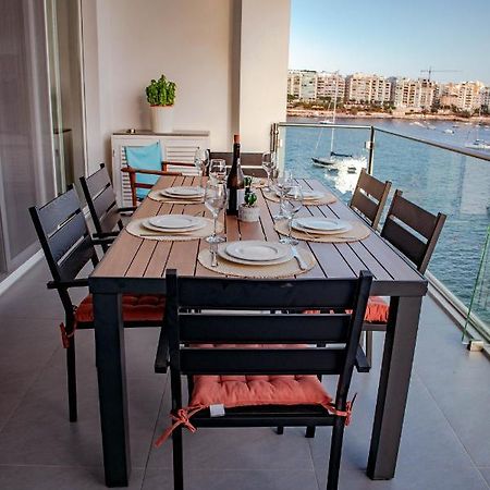 Seafront Two Bedroom Apartment Saint Julian's Exterior photo